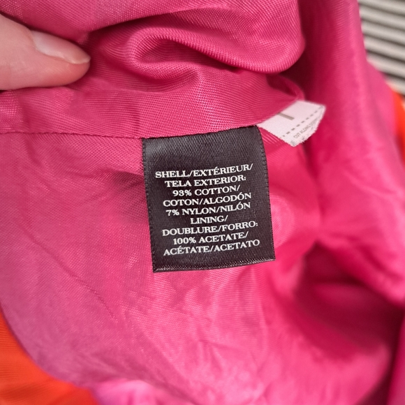 Loft Pink Color Block Mini Skirt - Picture 5 of 5